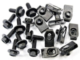 Body Bolts & U Nut Clips M6-1.0mm x 20mm Long-10mm Hex (1906/1928) #1882