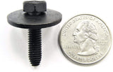 Body Bolts & U-Nuts M6-1.0 x 25mm Long 10mm Hex (40 pcs) (1896-20/1925-20) #1879