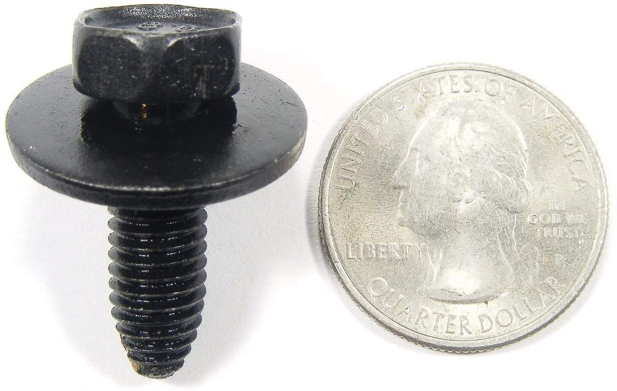 Body Bolts & U-Nut Clips M8-1.25 x 25mm Long 13mm Hex 10 Ea (1902/1927) #1885