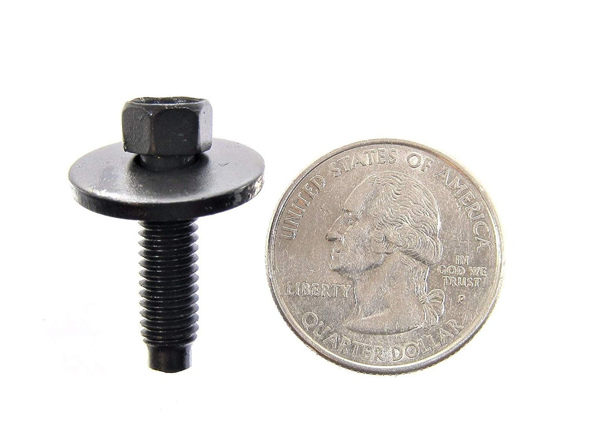 Body Bolts & Flange Nuts M6-1.0mm x 22mm Long 8mm Hex 10 Ea #2128 (1911/1924)