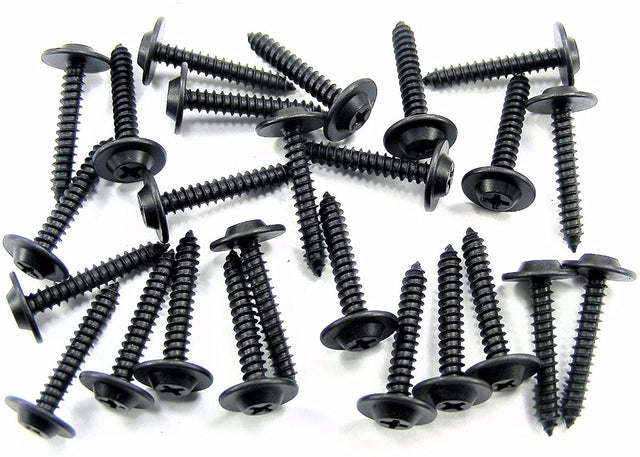 #8 x 1" Phillips Flat Top Trim Screws 1/2 Washer Head (Qty-25) #1936