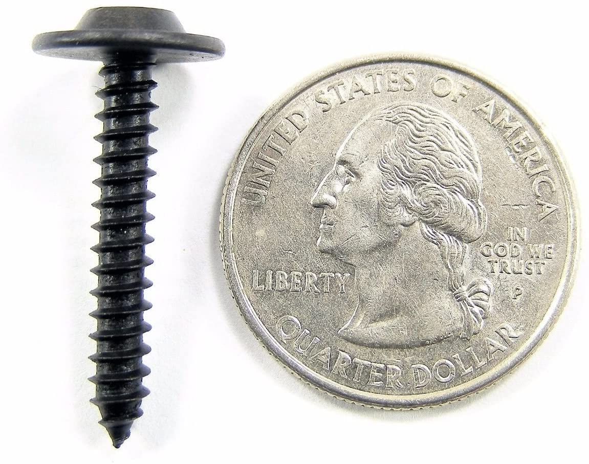 #8 x 1" Phillips Flat Top Trim Screws 1/2 Washer Head (Qty-25) #1936