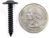 Black #10 Phillips Flat Top Screws 1/2" to 1" Long Qty-75 (970-1937-1939) #2060