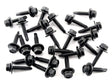 Black Self Tap Trim Screws M4.2mm x 20mm Long 7mm Hex GM Ford Mopar Qty-25 #1964