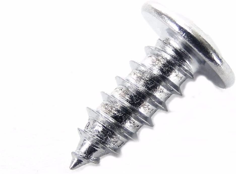 Chrome Wheel Well Molding Trim Screws Phillips Low Profile Head (Qty-25) #1966