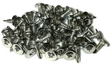 #8 x 1/2 Phillips Washer Head Self Tap Chrome Trim Screws (Qty-50) #1968-50