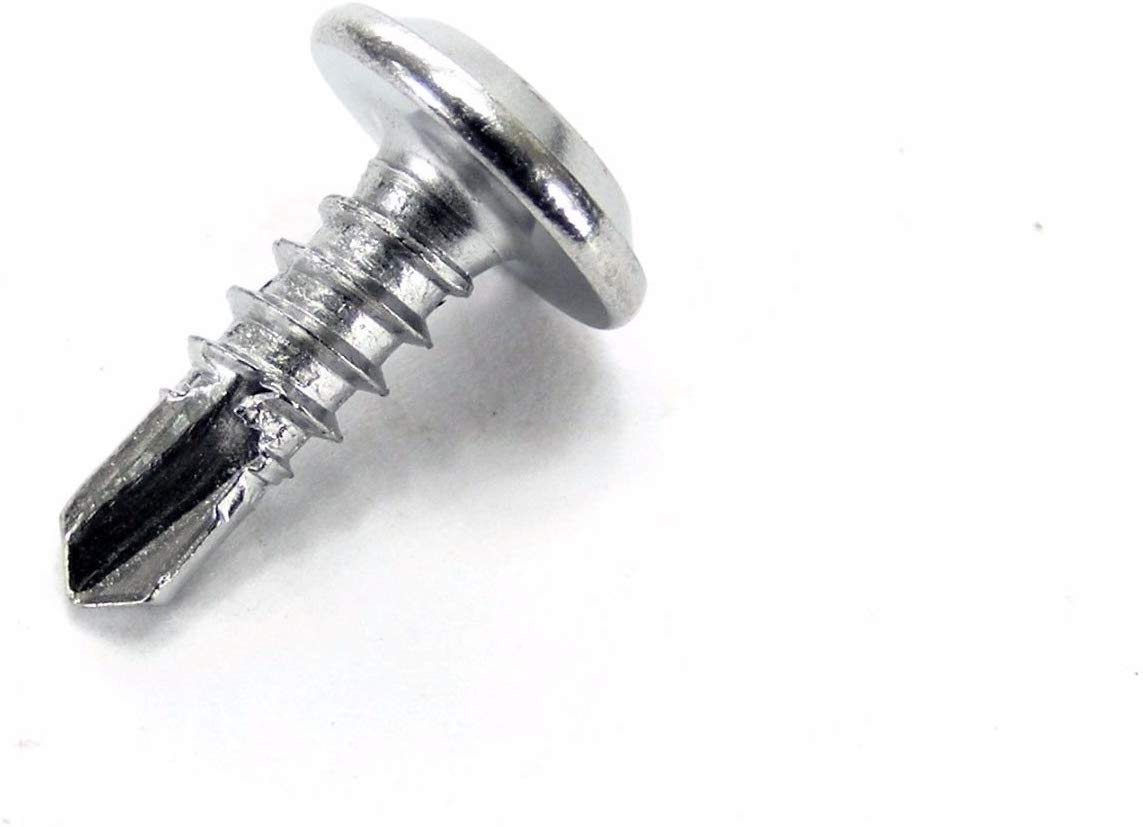 Self Tap #8 x 1/2 Phillips Flat Top Chrome Trim Screws (Qty-25) #1970