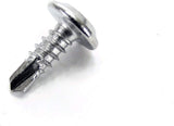 Self Tap #8 x 1/2 Phillips Flat Top Chrome Trim Screws (Qty-25) #1970