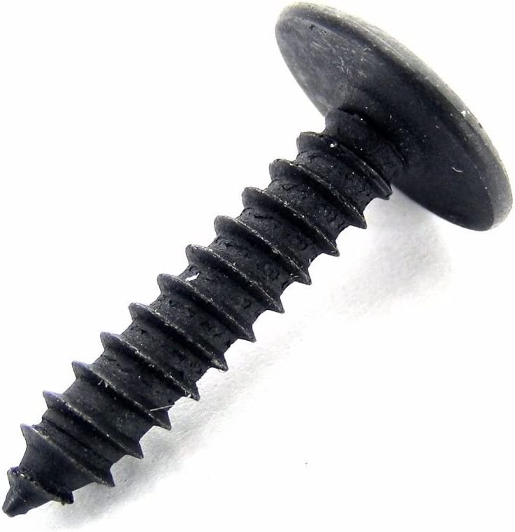 #8 x 3/4" Phillips Washer Head Black Trim Screws (Qty.25) #1972