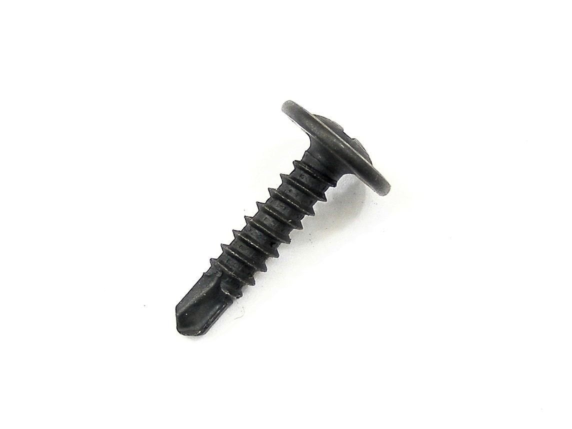 #8 X 3/4 Black Phillips Washer Head Self Tap Screws GM Ford Mopar (Qty-25) #1976