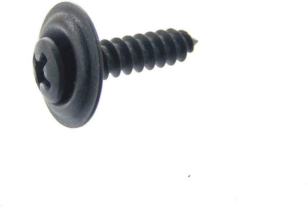 Black #8 x 3/4 Phillips Oval Head Loose Washer Trim Screws #6 Head Qty-25 #1979