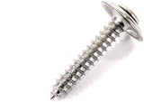 #8 x 1 Phillips Oval Head Trim Screws 1/2 Countersunk Loose Washer Qty-25 #1982