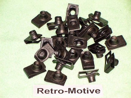 Mopar Fender Clips 5/16-18 U-Nuts (Qty-25) FREE USA S&H #19M