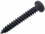 25 Pcs #10 x 1-1/4" Phillips Pan Head Black Trim Screws #2000