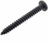 Black #10 x 1-1/2" Phillips Pan Head Trim Screws (Qty-25) #2001