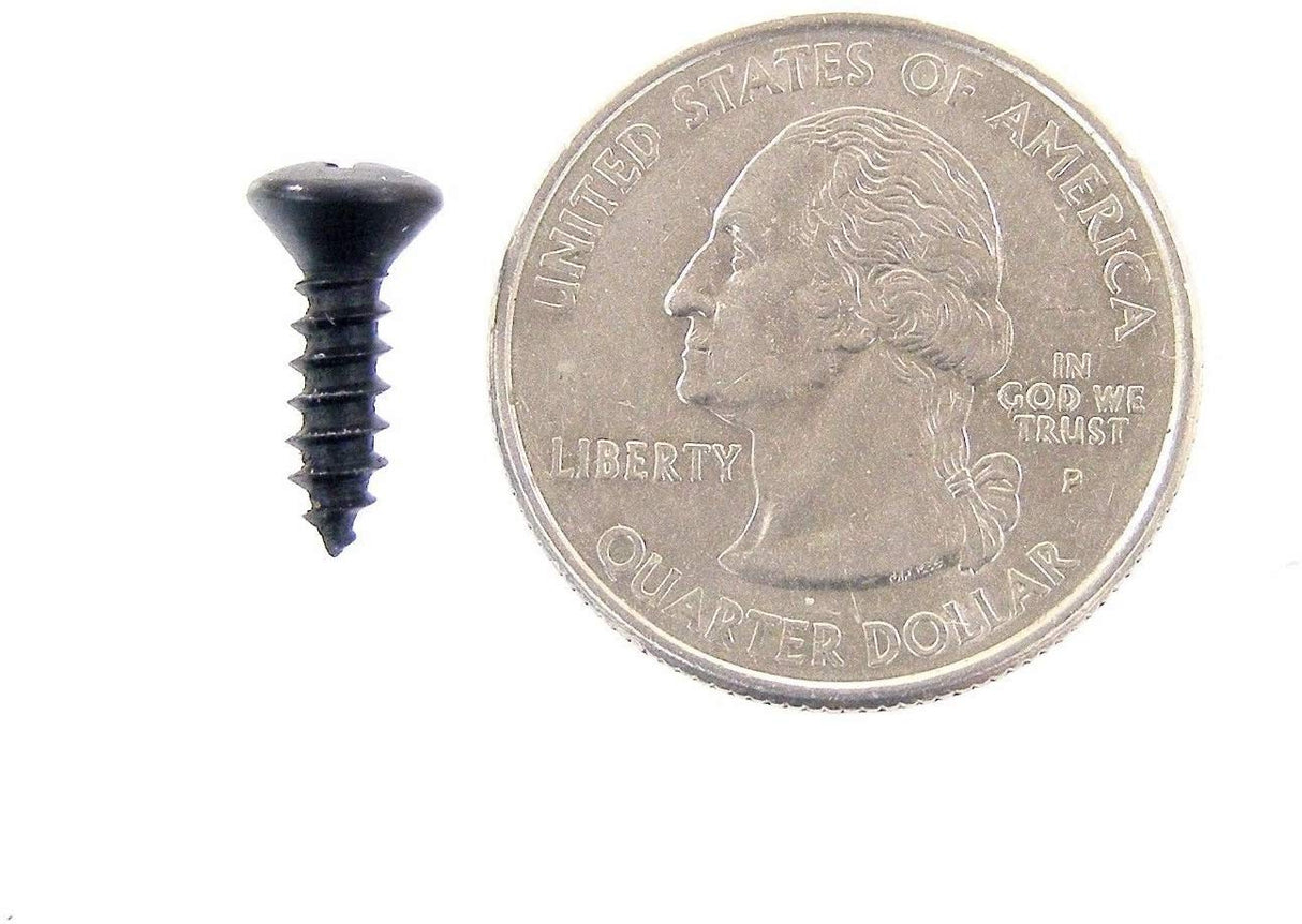 Black #6 Phillips Oval Head Trim Screws 1/2 to 1-1/4 Qty-100 (2002-2005) #2074