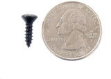 Black #6 Phillips Oval Head Trim Screws 1/2 to 1-1/4 Qty-100 (2002-2005) #2074