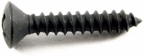 Black #6 x 3/4" Phillips Oval Head Trim Screws (Qty-25) #2003