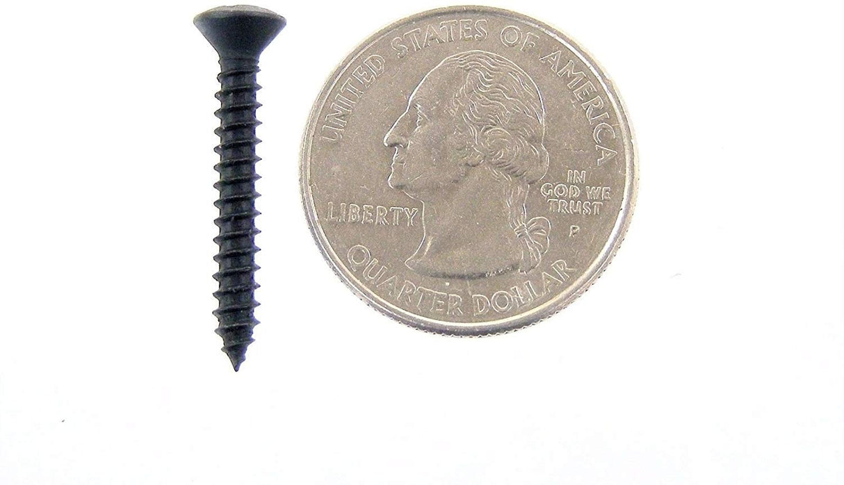 Black #6 Phillips Oval Head Trim Screws 1/2 to 1-1/4 Qty-100 (2002-2005) #2074