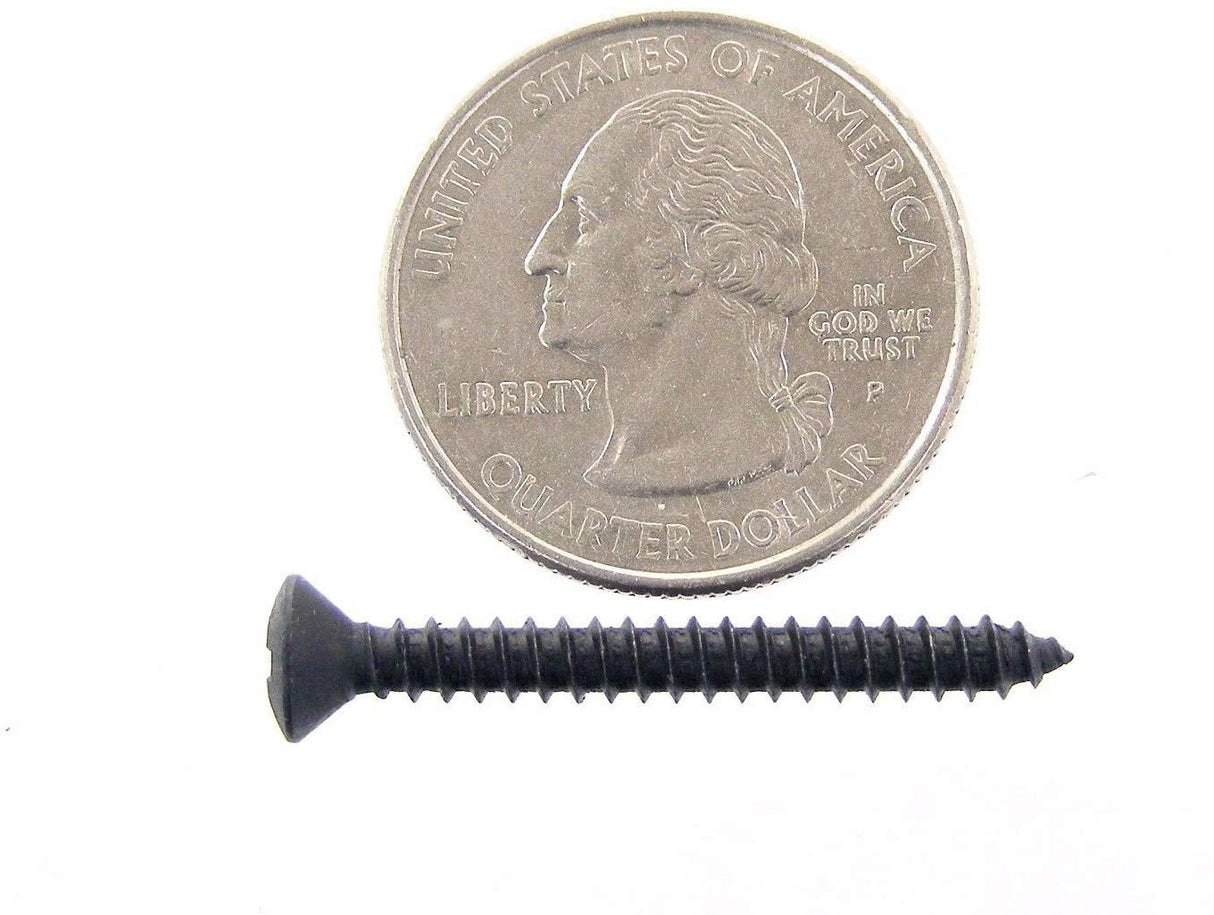 Black #6 Phillips Oval Head Trim Screws 1/2 to 1-1/4 Qty-100 (2002-2005) #2074