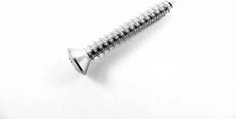 #6 x 1" Phillips Oval Head Chrome Trim Screws #6 Head (Qty-25) #2008