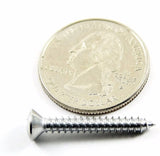 #6 x 1" Phillips Oval Head Chrome Trim Screws #6 Head (Qty-25) #2008