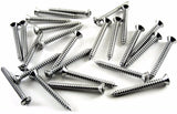 #6 x 1-1/4" Phillips Oval Head Chrome Trim Screws #6 Head (Qty-25) #2009