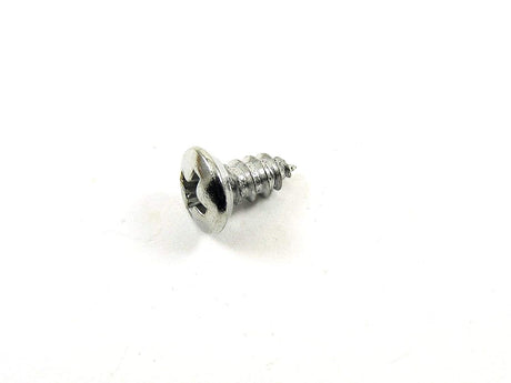 Chrome #8 x 3/8" Phillips Oval Head Trim Screws Ford GM Mopar (Qty-25) #2027