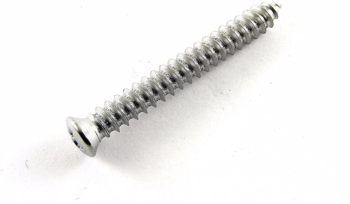 Chrome #10 x 1-1/2" Phillips Oval Head Trim Screws #6 Head (Qty 25) #2037