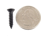 Black #10 Phillips Oval Head Screws 1/2" to 1-1/2 Long Qty 125 (2039-2043) #2089