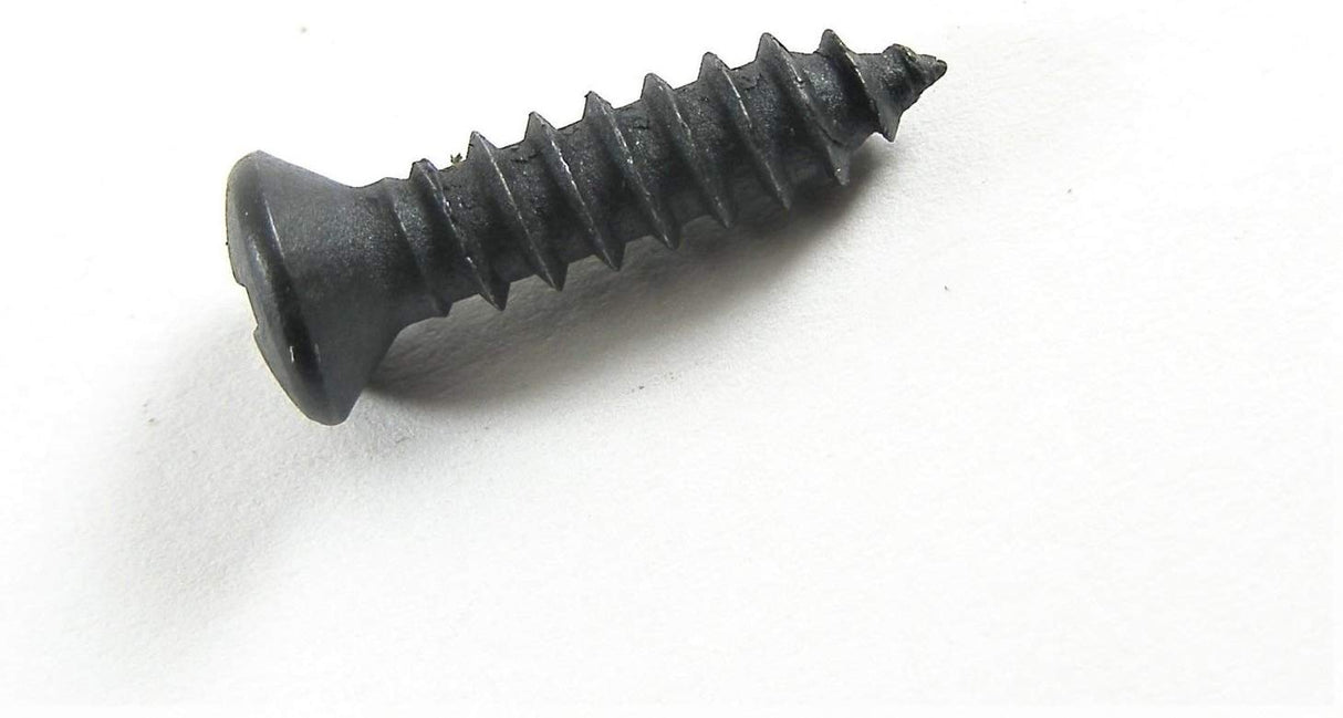 Black #10 x 3/4 Phillips Oval Head Trim Screws #8 Head (Qty-25) #2040