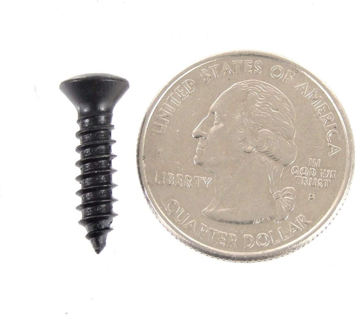 Black #10 Phillips Oval Head Trim Screws 1/2 to 1" Long Qty-75 (2039-2041) #2087