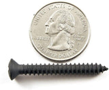 Black #10 Phillips Oval Head Screws 1/2" to 1-1/2 Long Qty 125 (2039-2043) #2089