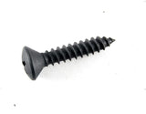 #10 x 1" Phillips Oval Head Black Trim Screws #10 Head (Qty-25) #2051