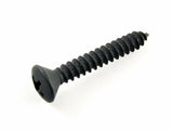 10 x 1-1/4" Phillips Oval Head Black Trim Screws (Qty-25) #2052