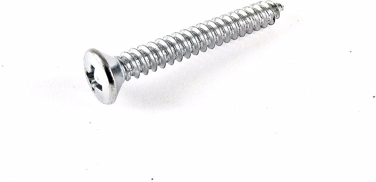 #10 x 1-1/2" Phillips Oval Head Chrome Trim Screws #10 Head (Qty-25) #2058