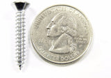 #8 Phillips Oval Head Chrome Trim Screws 1" to 1-1/2" Qty-75 #2082 (2030-2032)