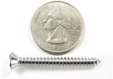 #8 Phillips Oval Head Chrome Trim Screws 1" to 1-1/2" Qty-75 #2082 (2030-2032)