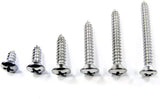 Phillips Oval Head Trim Screws #8 x 3/8 to 1-1/2" Long Qty-150 (2027-2032) #2083