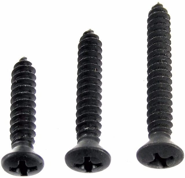 #10 Phillips Oval Head Trim Screws 1 to 1-1/2" Long Qty-75 #2088 (2041-2043)