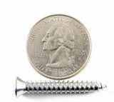 Chrome #10 Phillips Oval Head Screws 1" to 1-1/2" Long #2097 (2056-2058)