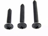 #10 Phillips Pan Head Black Screws- 1" to 1-1/2" Long- Qty 75-#2100 (1999-2001)