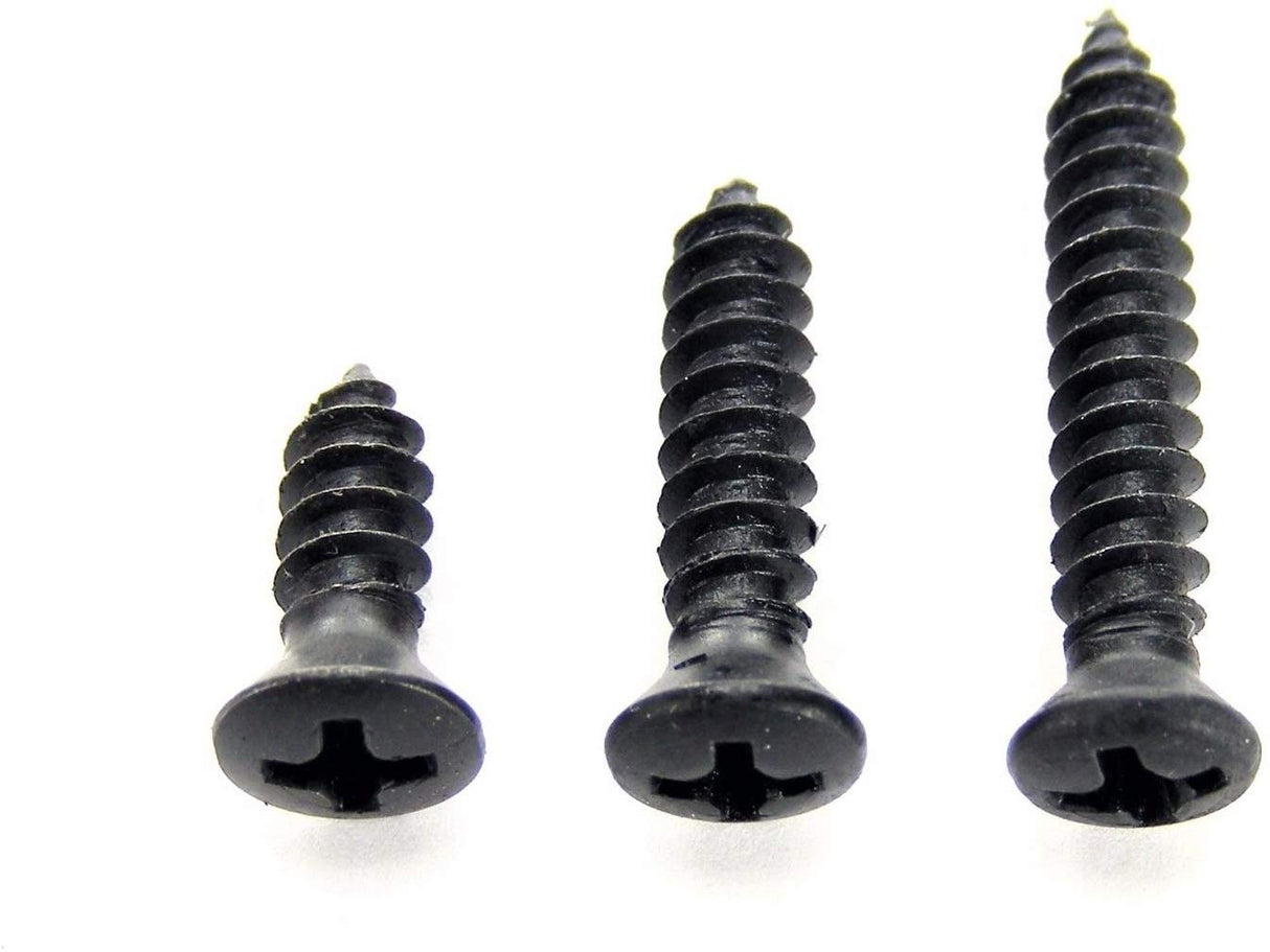 Black #8 Phillips Oval Head Trim Screws 1/2 to 1" Long Qty-75 (2010-2012) #2102