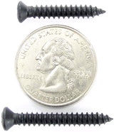 Black Phillips Oval Head Screws #8 x 1/2 to 1-1/2" Qty-125 (2010-2014) #2104