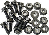 Metric Body Bolts & Nuts M6-1.0 x 20mm 10mm Hex (Qty 10 ea) #2119 (1906/1922)