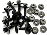 Metric Body Bolts & Barbed Nuts- M6-1.0 x 25mm 10mm Hex 10 Ea (1896/1917) #2123