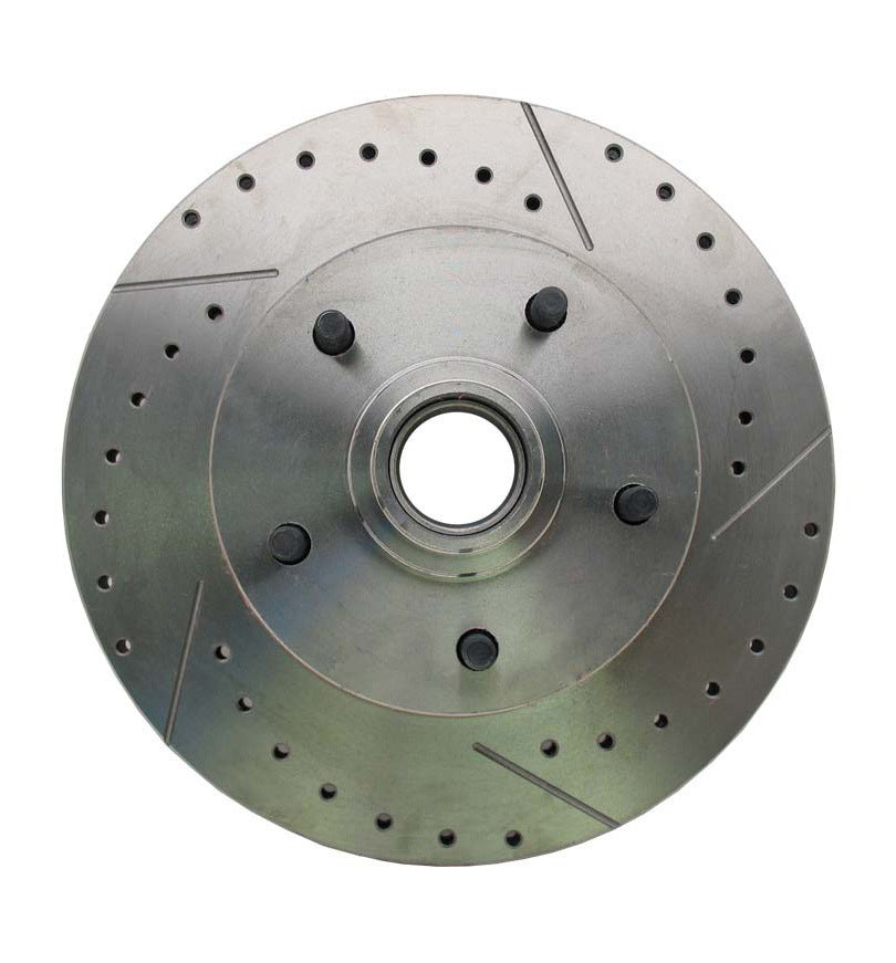 62-72 Mopar A Body Front Power Disc Brake Conversion 5x4.5 Slotted Rotors #1531