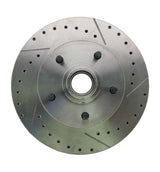 62-72 Mopar A Body Front Power Disc Brake Conversion 5x4.5 Slotted Rotors #1531