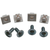 #14 License Plate Screws & Nylon Nuts #14 x 5/8" (Qty-4 Screws/4 Nuts) #58