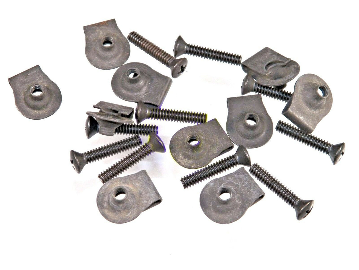 Grille & Exterior Fastener Kit #10-24 x 1 Screws With Round J Nut Clips #609